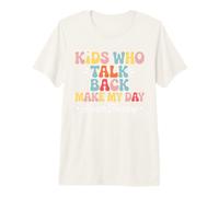 Speech Therapy Kids Retro Communication SLP Premium T-Shirt
