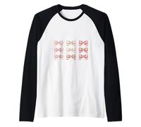 Speech Therapy Language Pathologist Autism Coquette Bow Raglan Baseball Tee