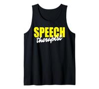 Speech Therapy Pathology Language SLP Speech Therapist Tank Top
