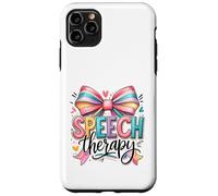 Speech Therapy Rainbow Bow SLP Advocate Case for iPhone 11 Pro Max