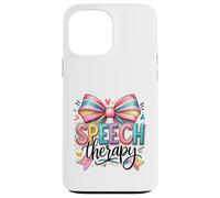 Speech Therapy Rainbow Bow SLP Advocate Case for iPhone 13 Pro Max