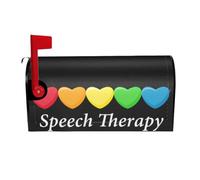 Speech Therapy Speech Language Pathologist Therapist Mailbox Covers Mailbox Post Box Cover For Garden Yard Outdoor Decor25.5x21 In