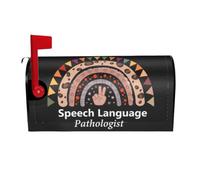 Speech Therapy Speech Language Pathologist Therapist Mailbox Covers Mailbox Post Box Cover For Garden Yard Outdoor Decor21x18 In