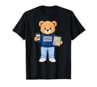 Speech Therapy Teddy Bear Speech Language Pathologist AAC Value Graphic T-Shirt