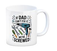 speecheese Workshop Tools Mug - If Dad Can't fix it for Father's Day or Handy Dads with a Sense of Humor