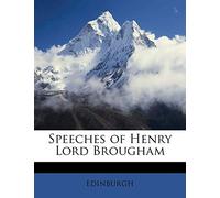 Speeches of Henry Lord Brougham