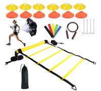 Speed Agility Training Kit, Agility Ladder, Speed Training Equipment, Sports Agility Ladder, Football Training Equipment Set - Adjustable Football Training, Agility Training, Sustainable Agility Tra