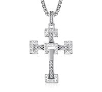 Speed and Passion Dominic Toretto's Cross Pendant Necklace Vin Diesel Male Cross Crucifix Neck Pendant Jewelry