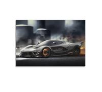Speed Art Supercar Poster Carbon Fiber FXOKK MH Track Dynamics Industrial Design Decorative Canvas Family Bedroom Artwork Picture Painting 20x30inch(50x75cm)