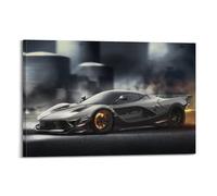 Speed Art Supercar Poster Carbon Fiber FXOKK MH Track Dynamics Industrial Design Decorative Canvas Family Bedroom Artwork Picture Painting 12x18inch(30x45cm)