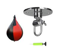 Speed Bag - Boxing Ball | Reflex Bag | Punching Ball | Speedballs Boxing | Speedbag Boxing | Pear Ball Punch Bag, Boxing Speed Punch Bags and Swivel Set with Inflator