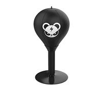 Speed Ball PU Freestanding Kids Strong Sucker Teens Boxing Punching Bag Black 40x17.7cm