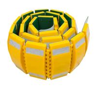 Speed Bump, Heavy-Duty Roll-Up Design, Reflective Plastic for Traffic Control, Suitable for Asphalt, Concrete, Gravel, Driveways, and Parking Lots