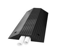 Speed Bump,Protective Wire Cord Ramp,Reflective Traffic Safety,for Concrete Asphalt Or Roads Are Included(76x43.5x9.5cm)