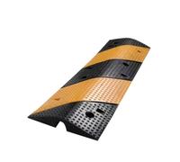 Speed bumps,Modular Cable-protected Ramps, 110,231 Lb Load Capacity,Suitable for Asphalt and Concrete Roads(100x30x6cm)