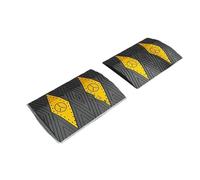 Speed Bumps, Modular Traffic Hump with Screws, Anti Slip and Pressure Resistant, Portable Speed Bump for Toll Booths Gas Stations(32cm)