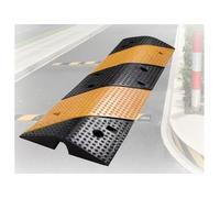 Speed Bumps,Rubber Eye-ching Car Ramp,Traffic Bolt-Down Calming Ramp,Suitable for Asphalt Concrete Gravel Driveway Road