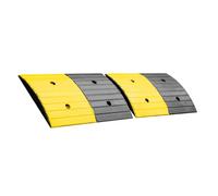 Speed Bumps,Rubber Threshold Ramp Pads,Eye-ching Car Ramp,Bolt-Down Suitable for Roads Communities Garages