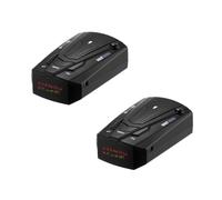 Speed Camera Detector, Car Radar Detector, Long-Range Radar Detector with Voice Reminder System, 360-Degree Coverage, Detects Upcoming Hazards for Vehicles (Blacl_2Pcs)