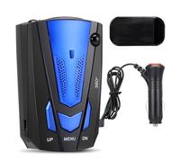 Speed Camera Detectors, 360° Radar Detector for Cars, Car Radar Detector with 360° Real Time Voice Alerts, Quick Reaction, Enhanced Vehicle Safety (blue)