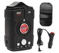 Speed Camera Detectors, Car Radar Detector with 360° Real Time Voice Alerts, Real Time Vehicle Speed Alert System, Extended Range 2.4GHz 410MHz, for City Highway