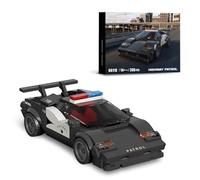 Speed Champions Sports Car Building Blocks, for Lambo Countach Police Car Building Blocks Toy, Collectible Cars Building Model, Racing Gifts for Adults Kids, Compatible with L***, 266 PCS