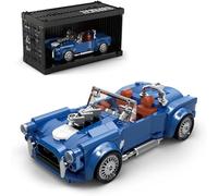 Speed Champions Sports Car Building Blocks, Foud Supercar Building Blocks Toy with Display Box, Collectible Model Cars Building Kits Gifts for Adults and Boys Girls, 317 PCS