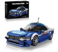 Speed Champions Sports Car Building Blocks, Police Car Building Blocks Toy, Collectible Racing Bricks Model, Racing Gifts for Adults Kids and Racing Enthusiasts, 313 PCS