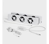 Speed Comfort Discrete Radiator Fan Duo Pack WHITE