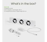 Speed Comfort Energy Saving Radiator Fan Heat Boosting
