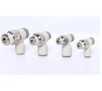 Speed Controller with One-Touch Fitting Meter-Out Throttle Valve Pneumatic Fitting AS1201F 1Pcs(AS1201F-M3-04A)