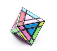 Speed Cube 3x3 Octahedron Stickerless - Frosted Texture Magic Cube, Smooth Turning with Colored Tiles, Medium Difficulty Puzzle, for Kids & Beginners (Christmas, Birthday, Easter)
