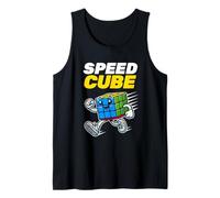 Speed Cube Puzzle Cubing Kids Tank Top