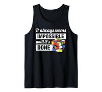 Speed Cube Puzzle Cubing Kids Tank Top