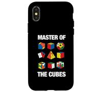 Speed Cube Puzzle Cubing Master Of The Cubes Case for iPhone X/XS