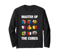 Speed Cube Puzzle Cubing Master Of The Cubes Long Sleeve T-Shirt