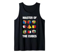 Speed Cube Puzzle Cubing Master Of The Cubes Tank Top