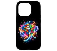 Speed Cube Solver Competitive Cubing Puzzle Master Gift Case for iPhone 15 Pro
