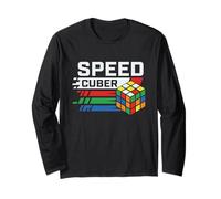Speed Cuber Cube Speed Cubing Puzzle Master Long Sleeve T-Shirt