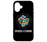 Speed Cuber Rubiks Cube Apparel Rubix 80s Vintage Kidcore Case for iPhone 16
