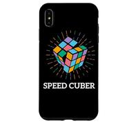 Speed Cuber Rubiks Cube Apparel Rubix 80s Vintage Kidcore Case for iPhone XS Max
