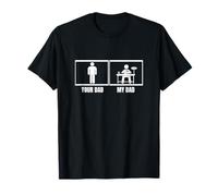 Speed Cuber Your Dad My Dad Daughter Son Funny Speed Cubing T-Shirt