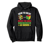 Speed Cubing 3x3 Puzzle Cube Speedsolving Guide Funny Pullover Hoodie