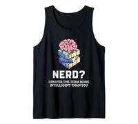 Speed Cubing Nerd Humor Puzzle Cube Graphic Design Tank Top
