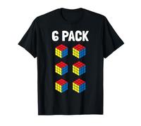 Speed Cubing Puzzle Cube 6 Pack T-Shirt
