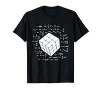 Speed Cubing STEM Math Formula Puzzle Cube Design T-Shirt