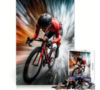 Speed Cyclist in Motion Jigsaw Puzzles for Teenagers 1000 Piece Strong Logic Toy Stress Release Clear Edge Classic Gift 50x75cm