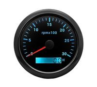 Speed Gauge Motorcycle 7 Color Backlight 85mm Tachometer 3000 RPM Meter Tacho Gauge With LCD Hourmeter Instrument Screen Display Dashboard