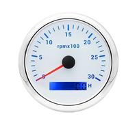 Speed Gauge Motorcycle 7 Color Backlight 85mm Tachometer 3000 RPM Meter Tacho Gauge With LCD Hourmeter Instrument Screen Display Dashboard