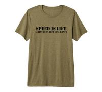 Speed is Life, Altitude is Life Insurance Pilot’s Wisdom Premium T-Shirt